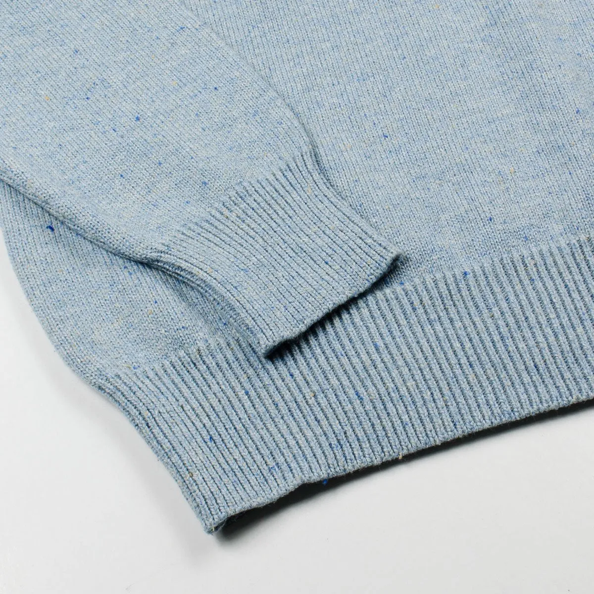 Universal Works - Loose Crew Jumper Cotton / Silk Knit - Cornish Blue