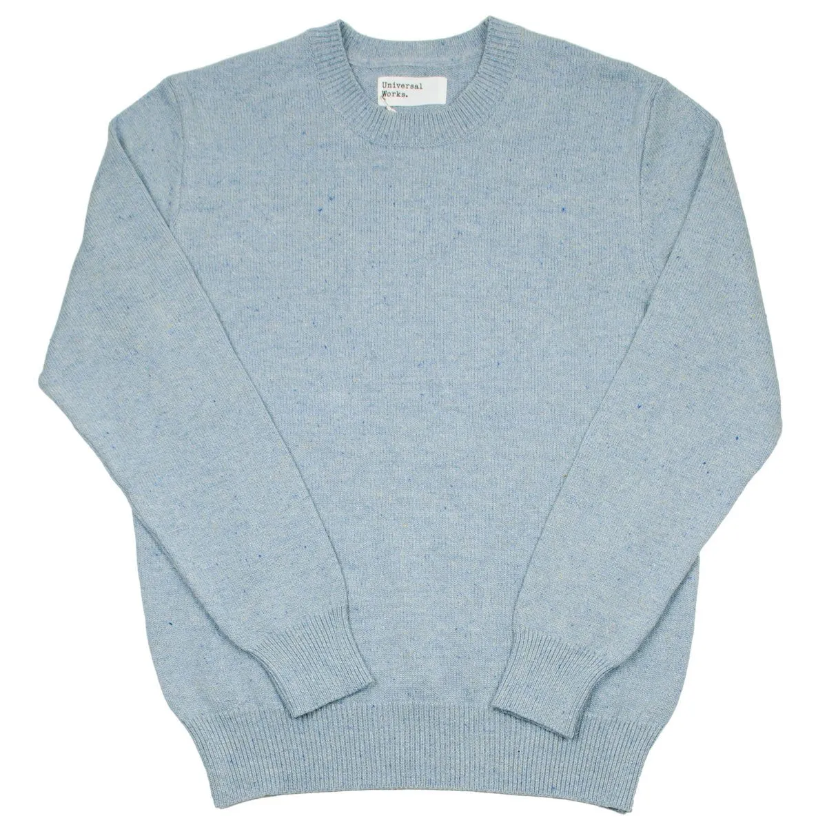 Universal Works - Loose Crew Jumper Cotton / Silk Knit - Cornish Blue