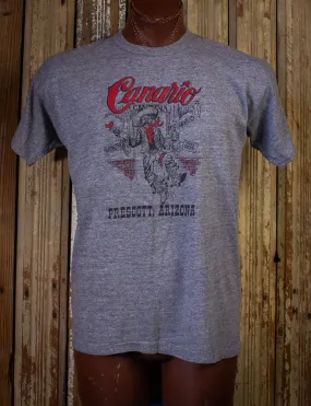 Vintage Canario Cantina Graphic T Shirt 70s Grey XL