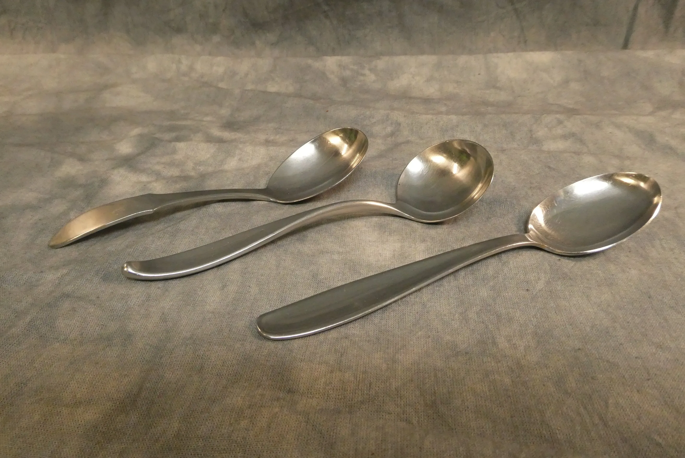 Vintage MCM Stainless Serving Utensils - Set of 8