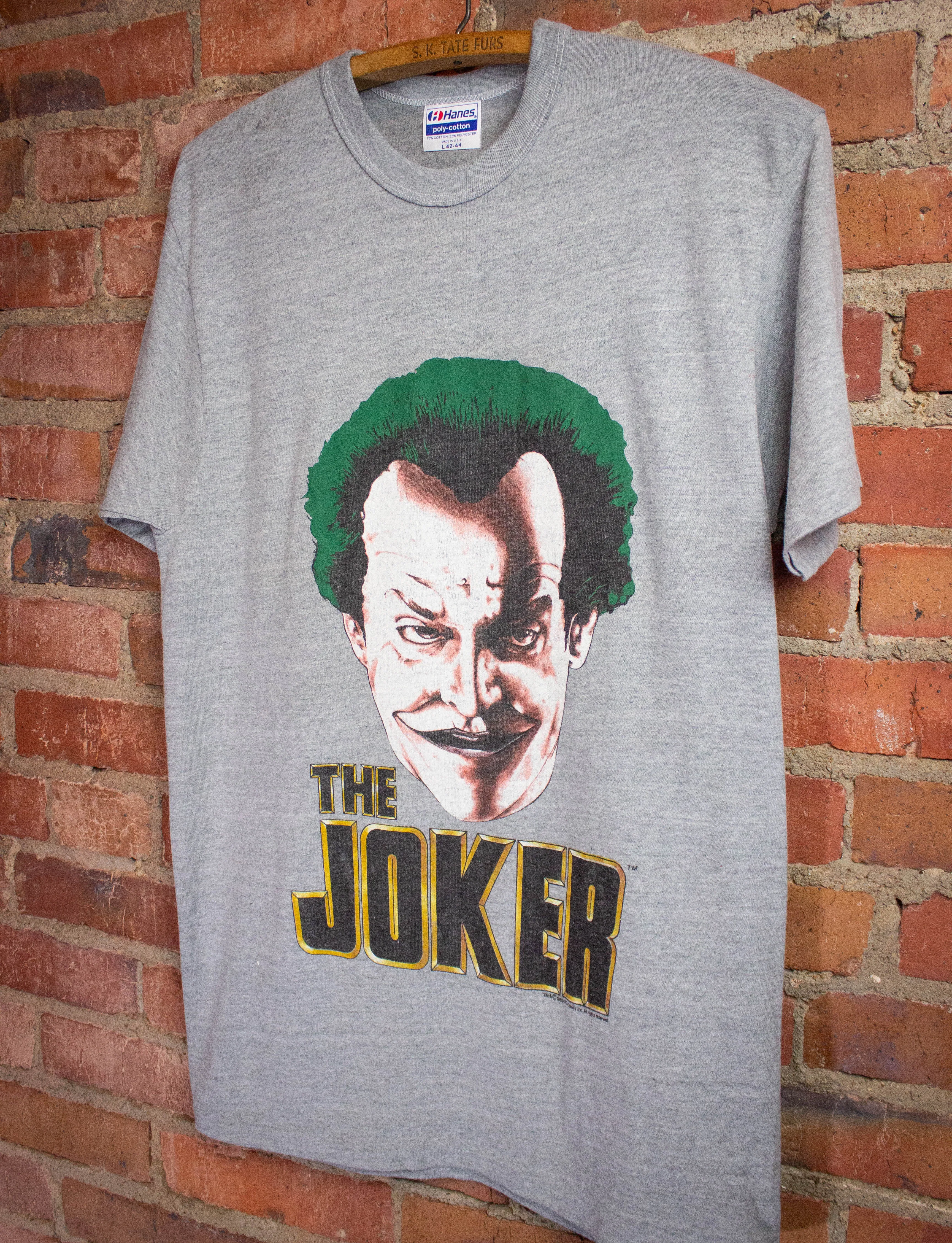 Vintage The Joker's Back Batman Graphic T-Shirt 1989 M & L