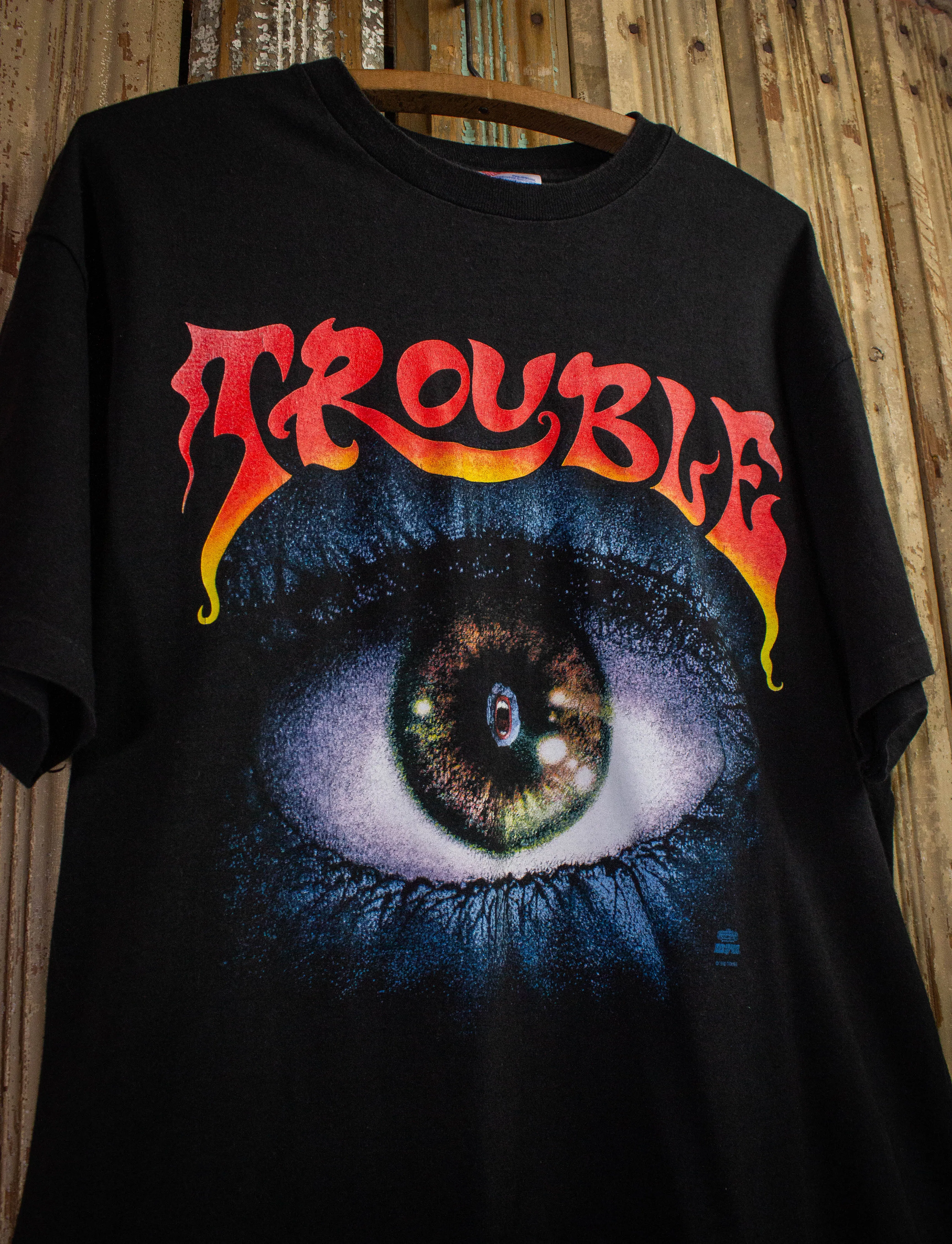 Vintage Trouble Manic Frustration Concert T Shirt 1992 Black XL