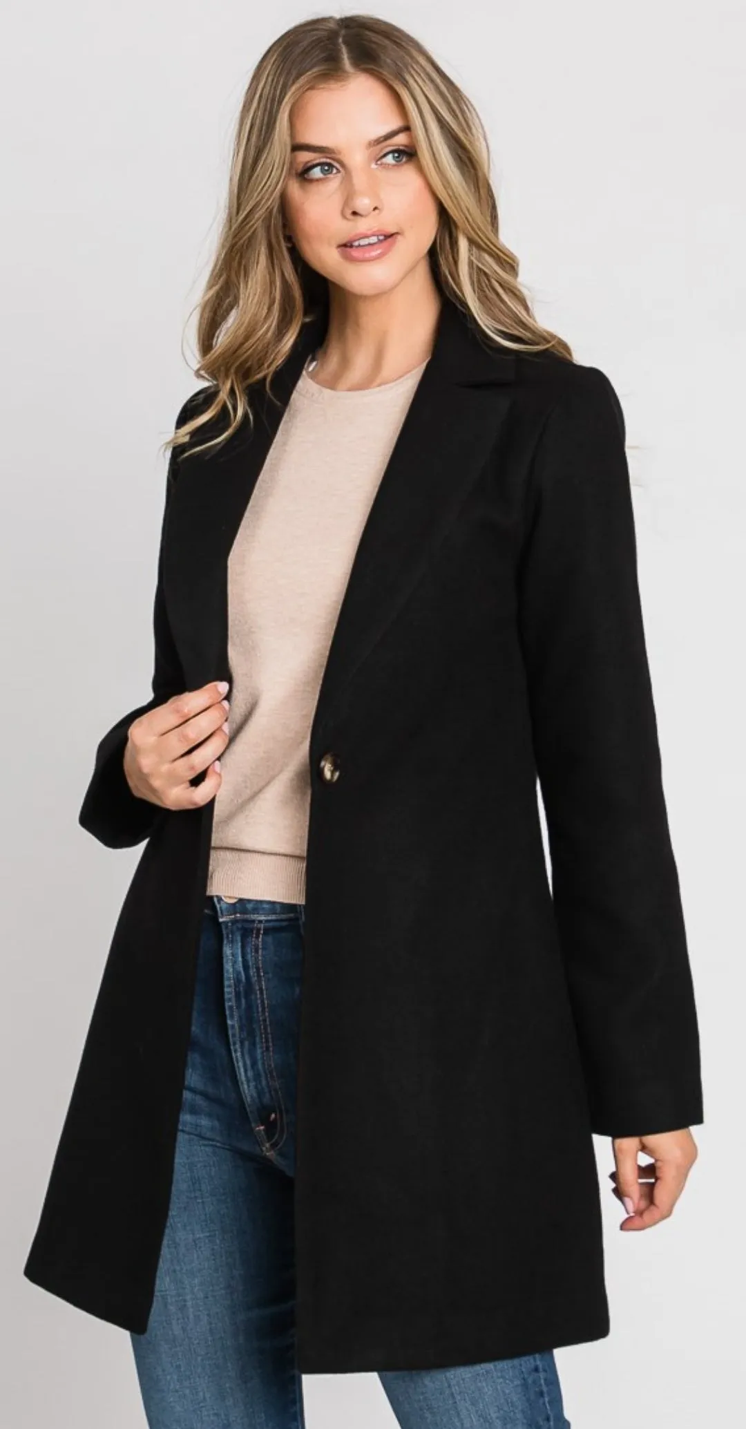 Waist Tapered Overcoat