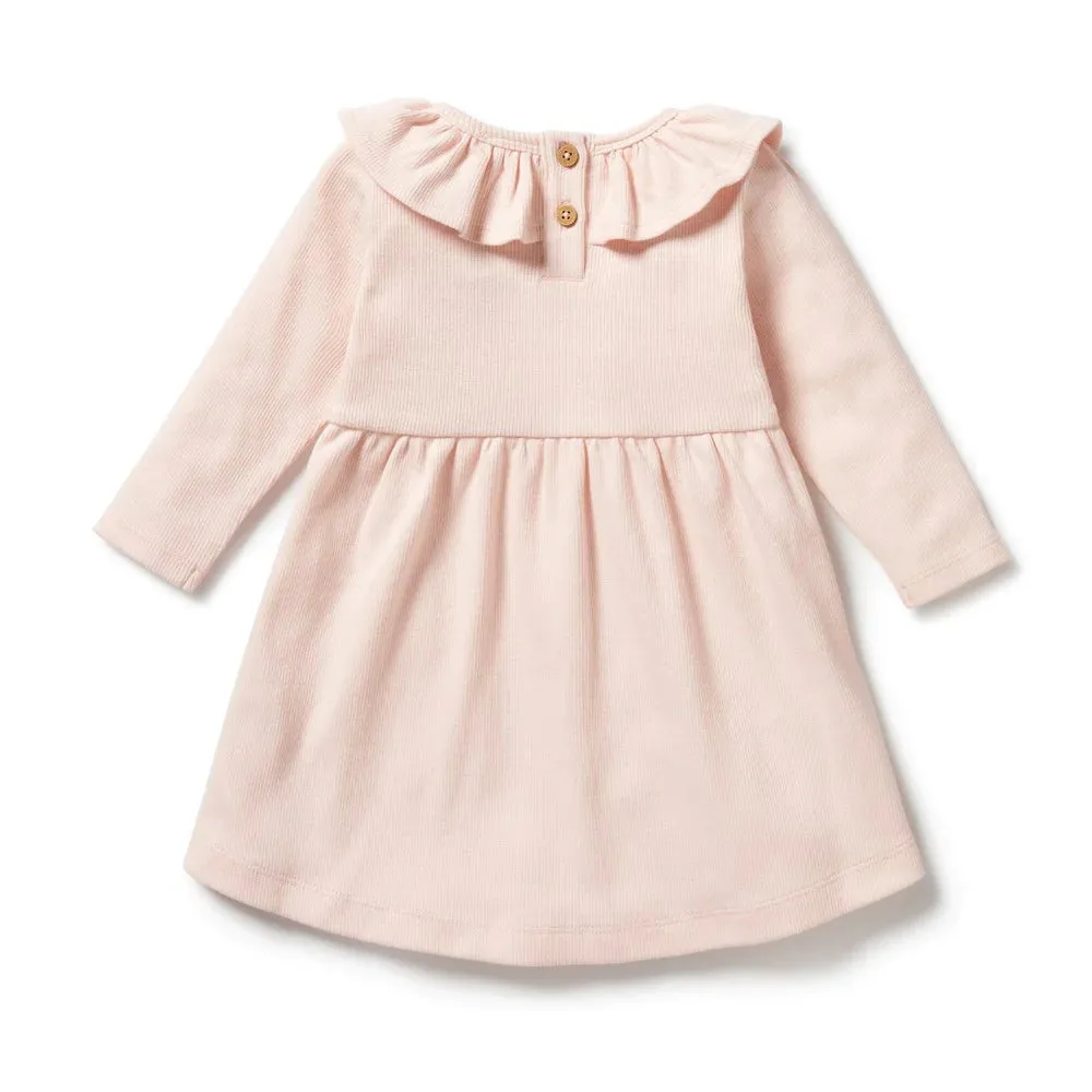 Wilson & Frenchy Organic Ruffle Dress - Pink