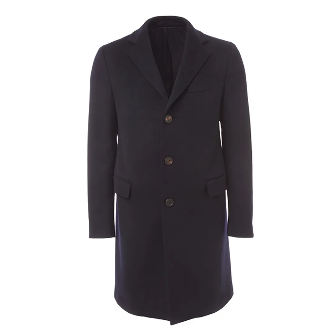 WOOL COAT DARK NAVY