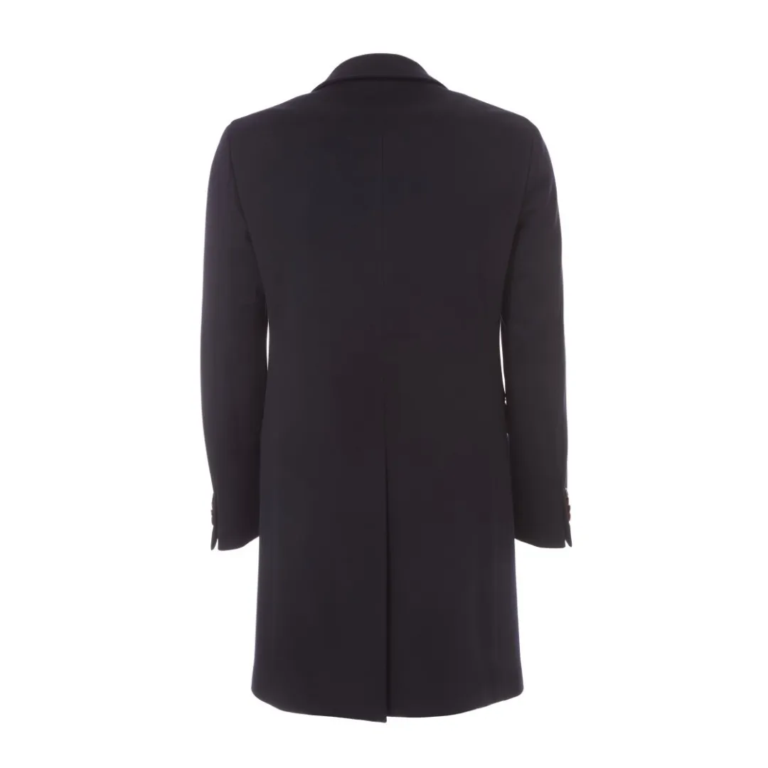 WOOL COAT DARK NAVY